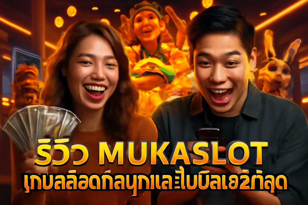 รีวิว MUKASLOT: เกมสล็อตที่สนุกและโบนัสเยอะที่สุด