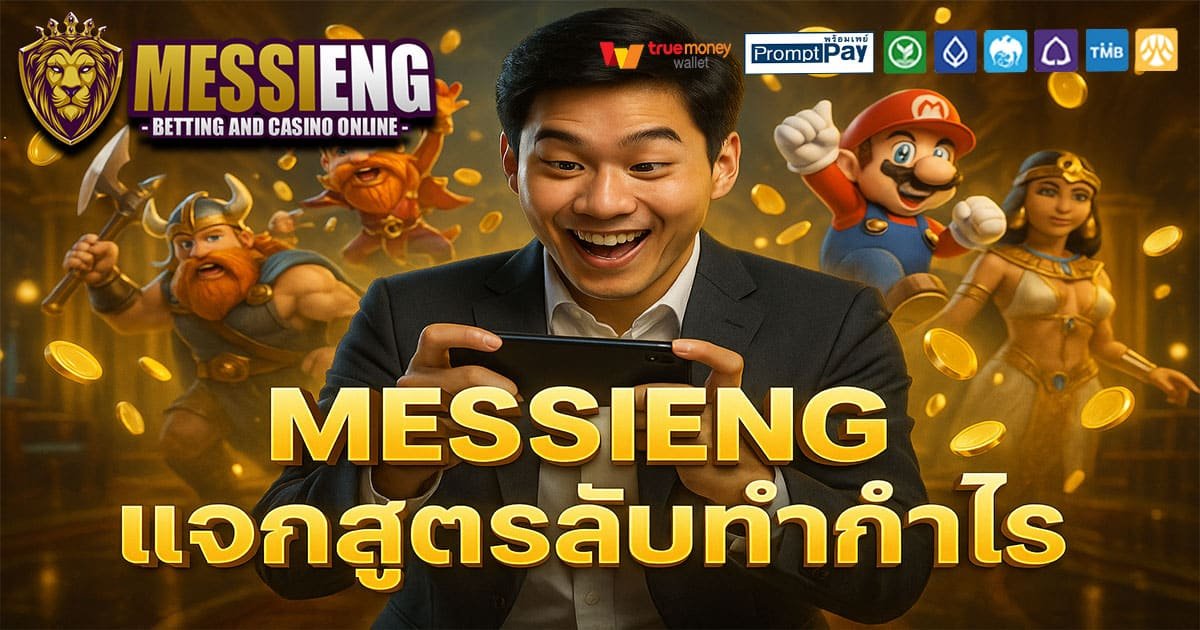 MESSIENG เว็บสล็อตยอดนิยม 2026 ปลอดภัย ฝากถอนวอเลท ไม่มีอายัด